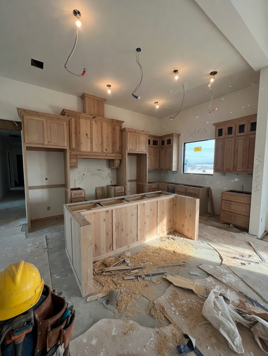 Kitchen before photo for AI job estimate